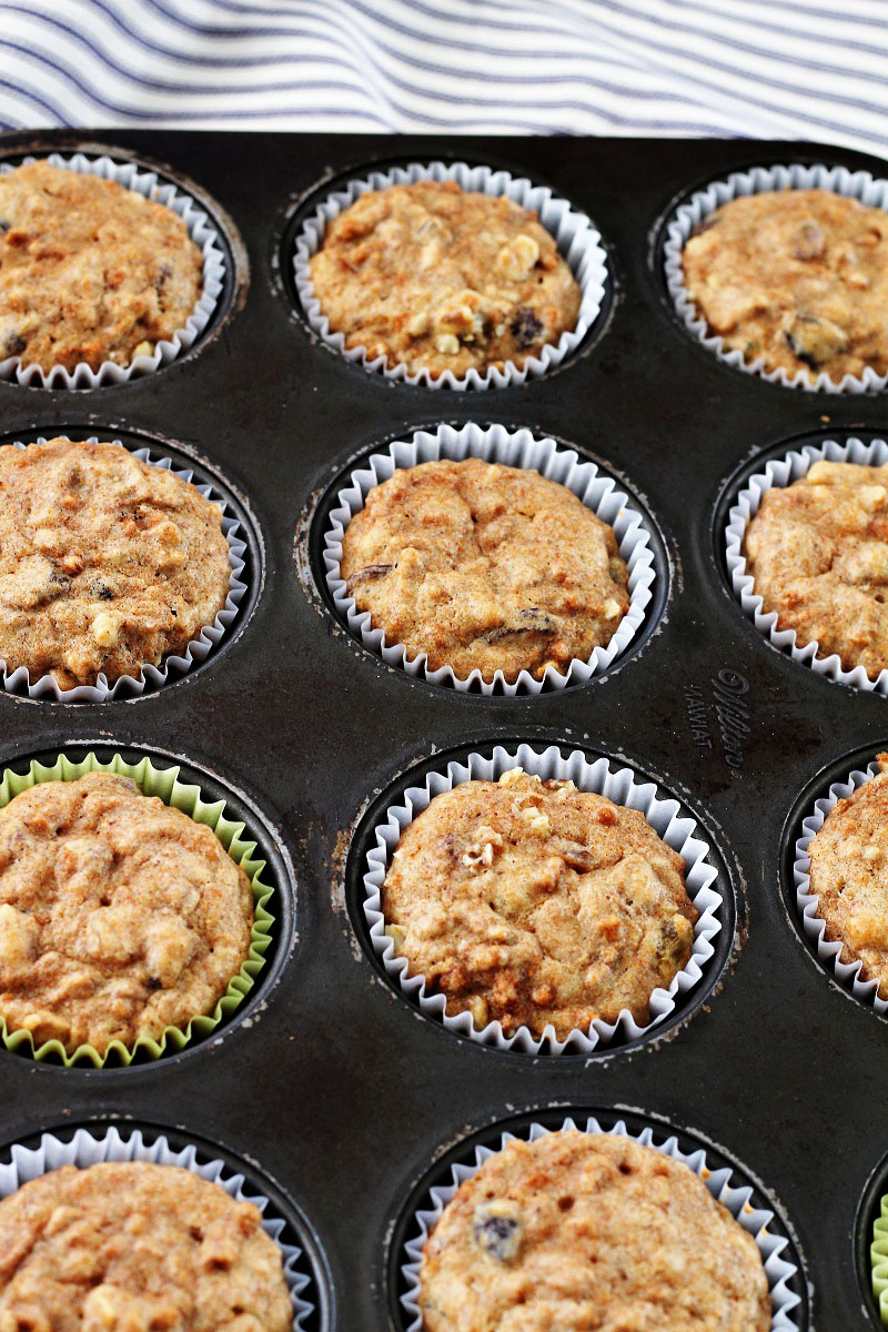 Healthy Fiber Muffins My Recipe Treasures