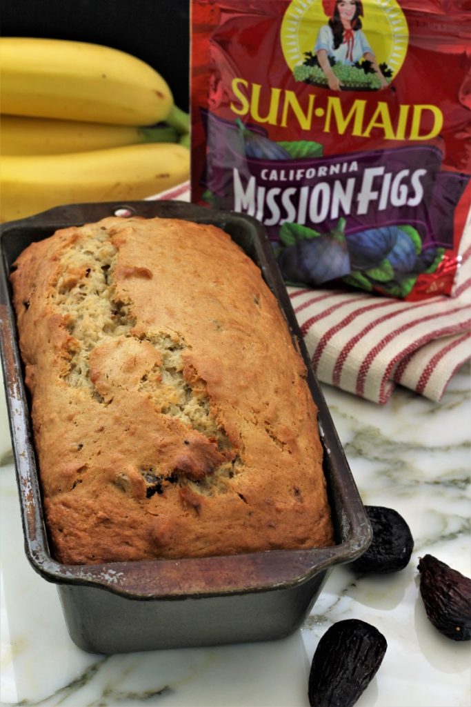 California Fig Banana Bread