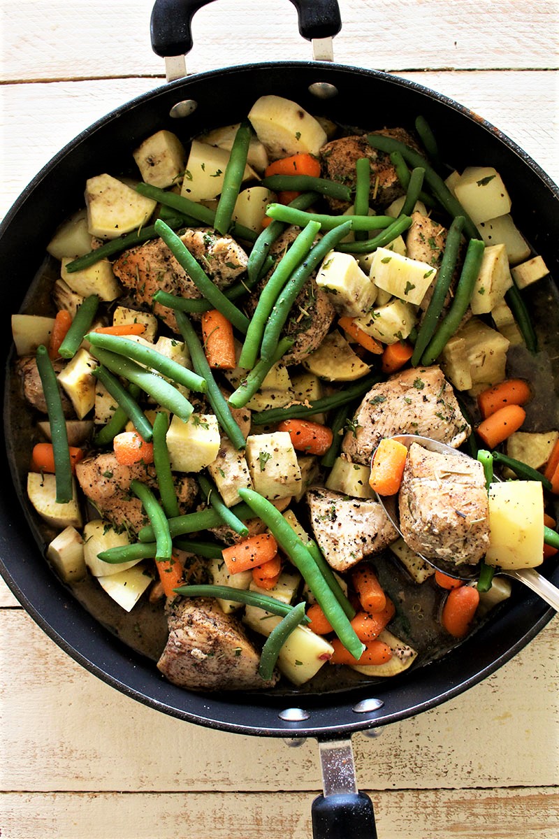 Chicken and Vegetables Skillet Meal