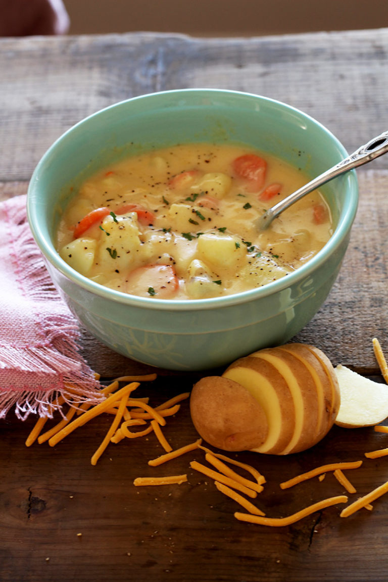 Potato Cheese Soup - My Recipe Treasures