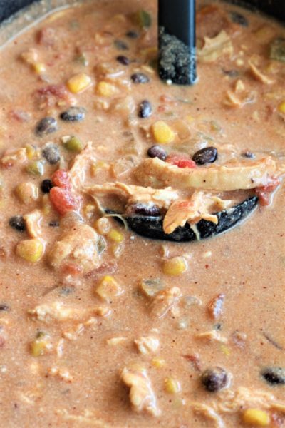 Crock pot Chicken Quesadilla Soup - My Recipe Treasures