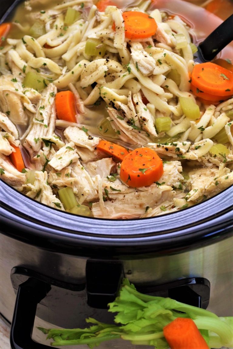Crock Pot Chicken Noodle Soup My Recipe Treasures