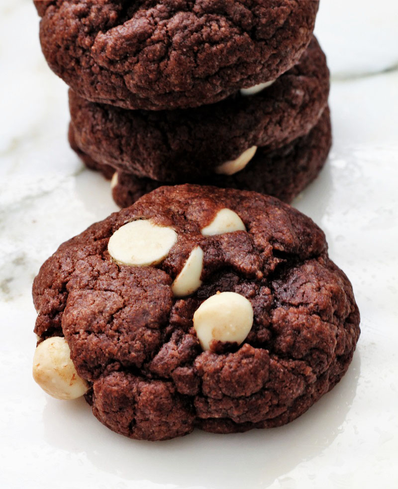 Brownie White Chip Cookies