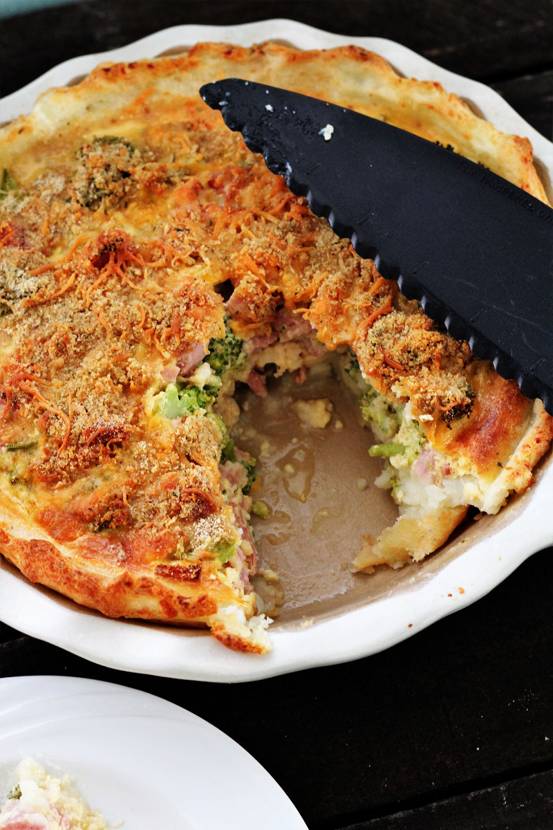 Potato Crust Quiche - My Recipe Treasures