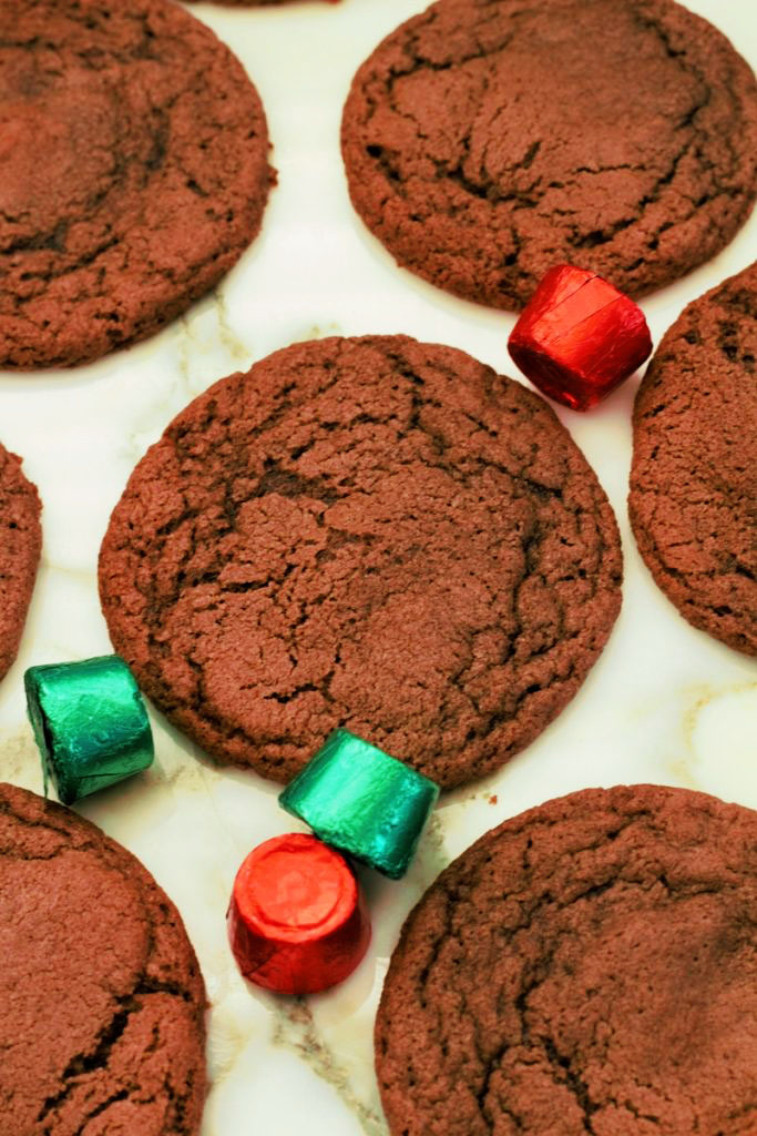 Chocolate Rolo Cookies