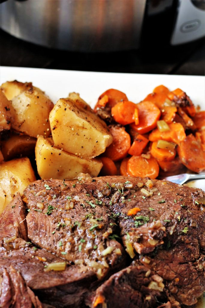 Amazing Crock Pot Roast with Potatoes and Carrots - My Recipe Treasures