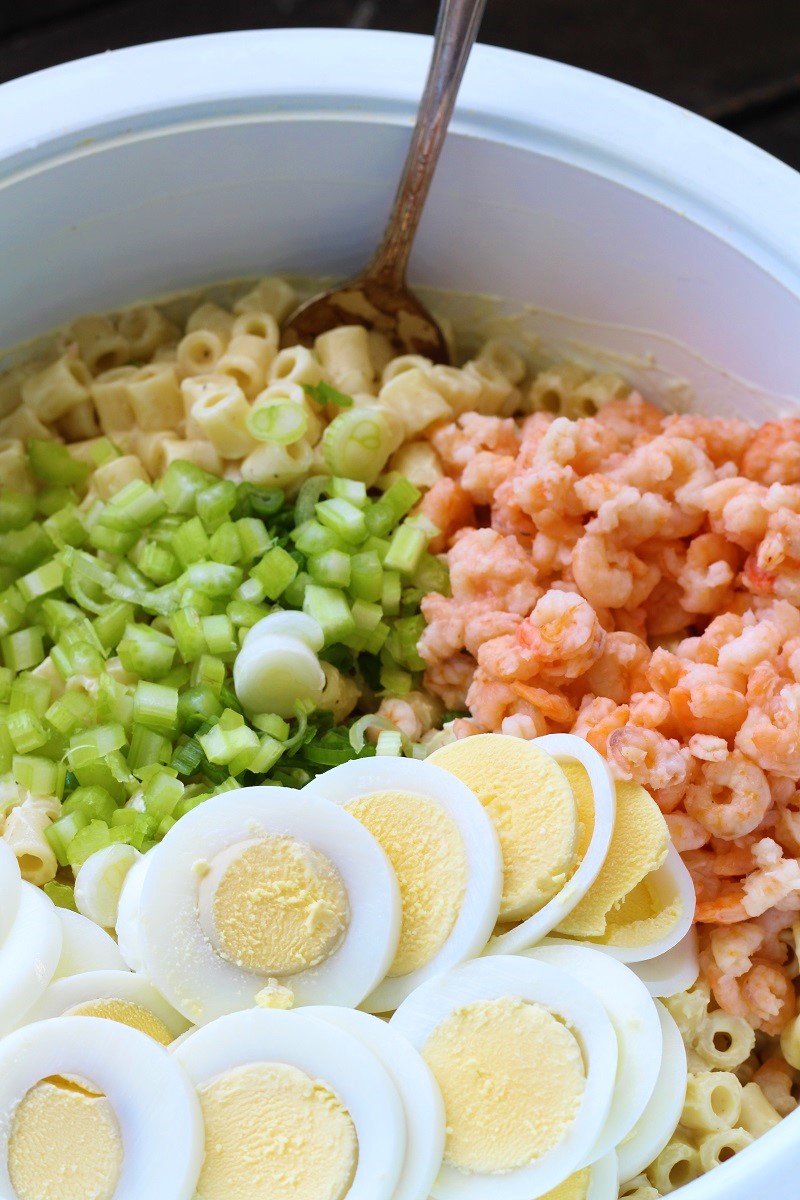 Shrimp Macaroni Salad - My Recipe Treasures