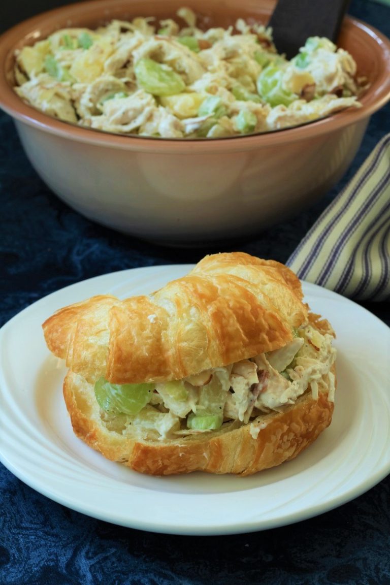 Chicken Salad Croissant Sandwiches - My Recipe Treasures