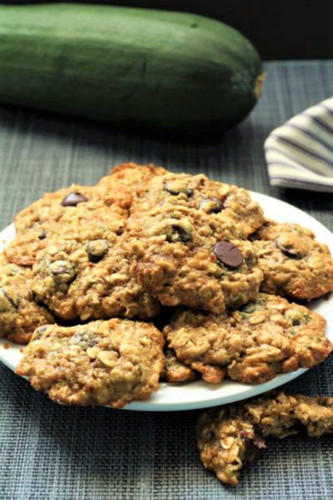 Zucchini Chocolate Chip Cookies