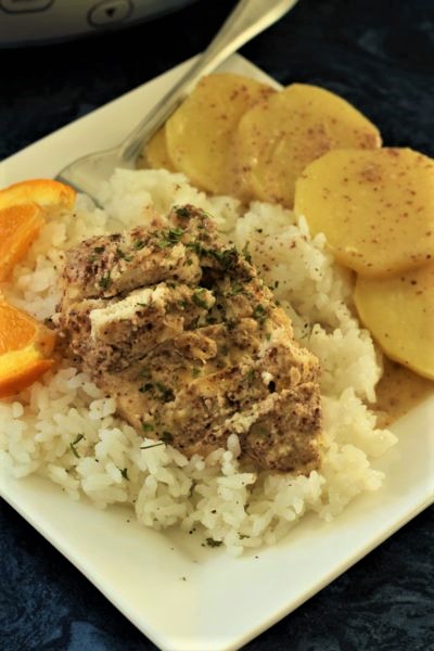 Crock Pot Orange Chicken and Sweet Potatoes