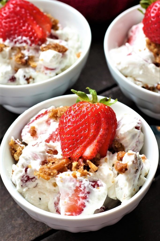 Strawberry Pecan Pretzel Salad