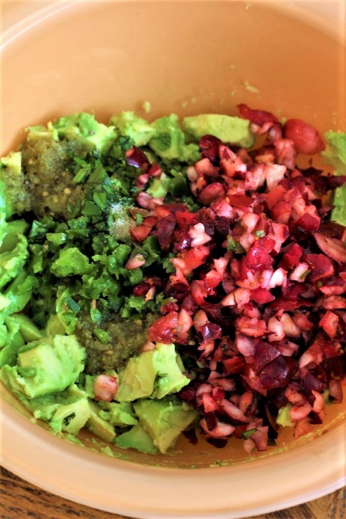 Cranberry Guacamole