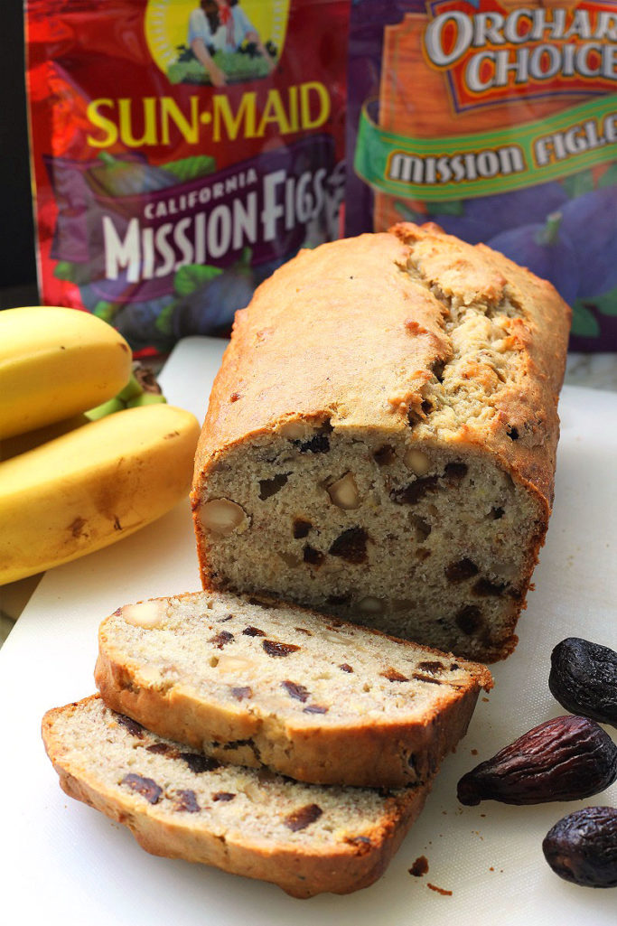 California Fig Banana Bread