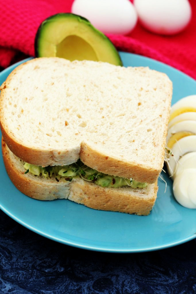 Egg Salad Sandwich With Avocado