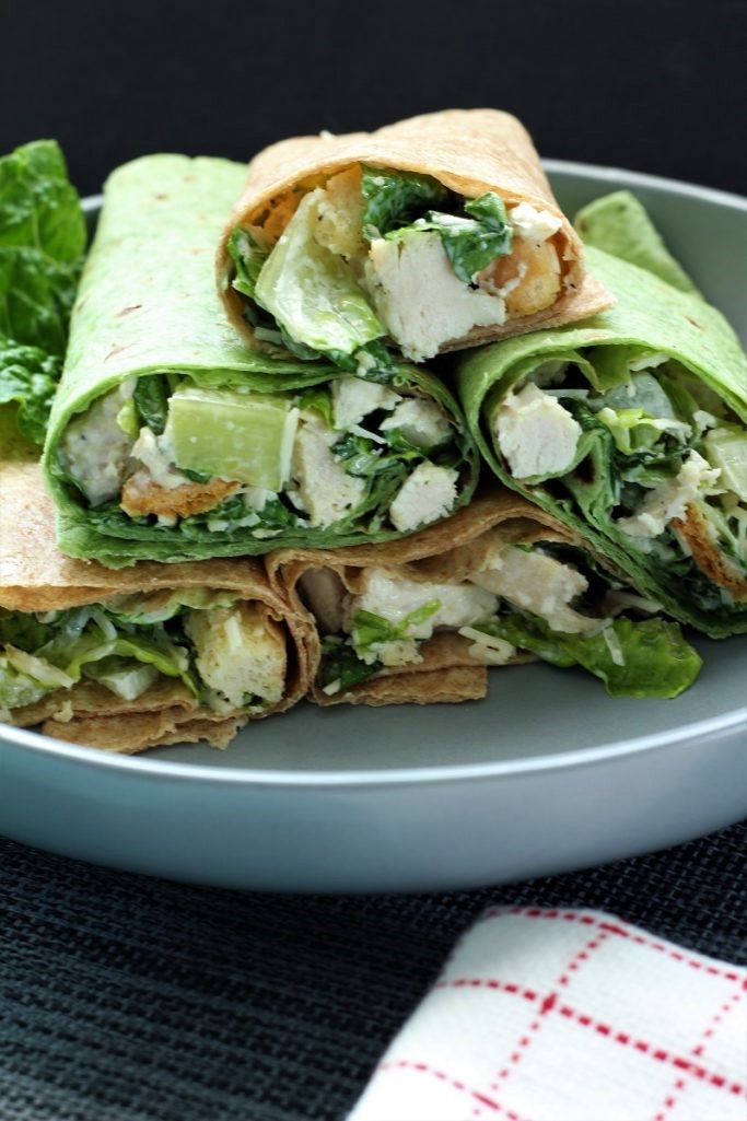 Chicken Caesar Wraps