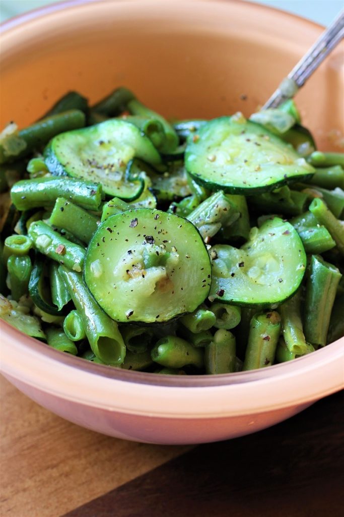 Green Beans and Zucchini