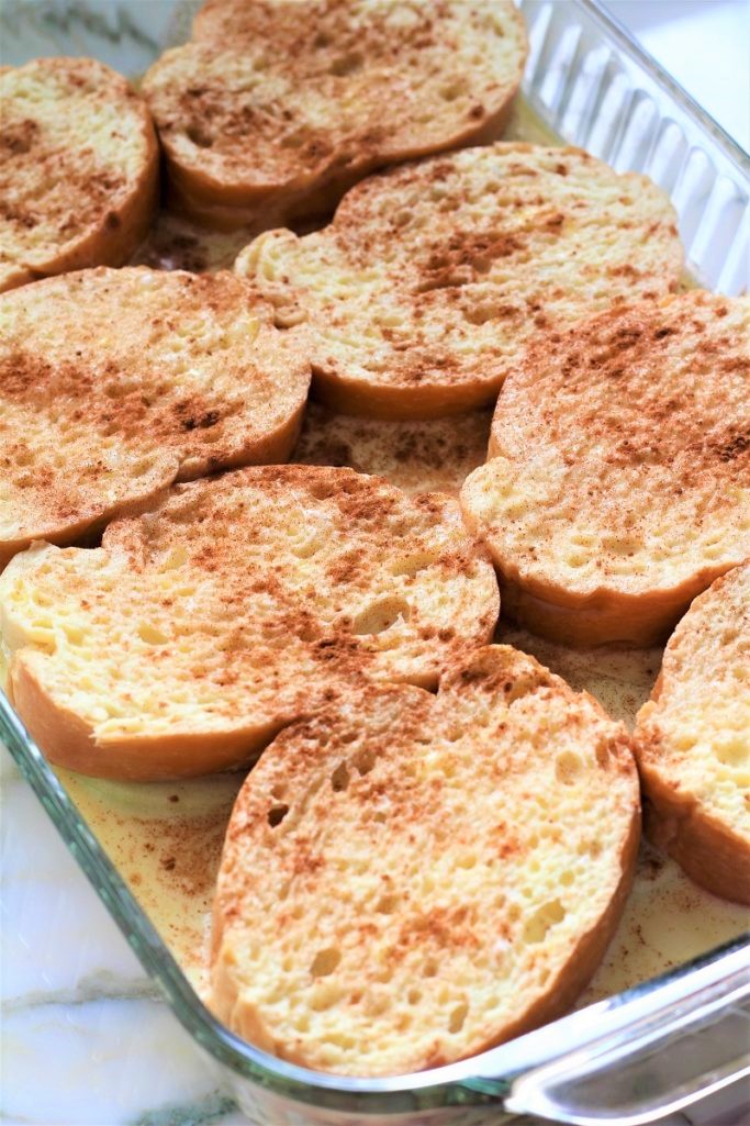 Baked Caramel Apple French Toast