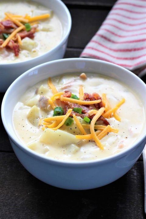 Creamy Baked Potato Soup - My Recipe Treasures