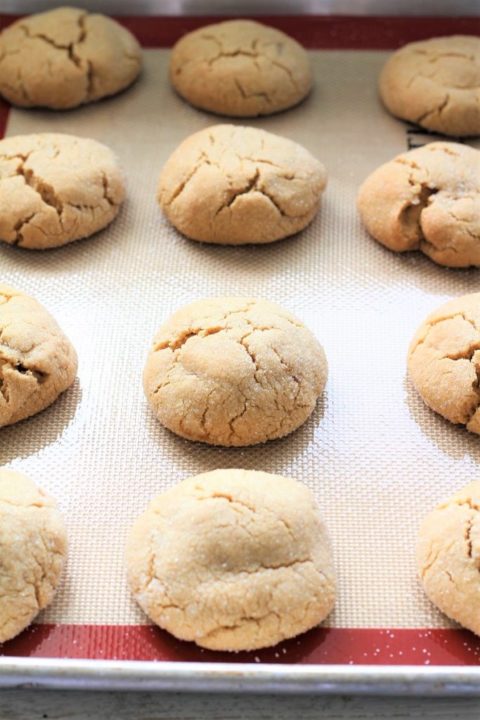 Copycat Crumbl Ultimate Peanut Butter Cookies - My Recipe Treasures