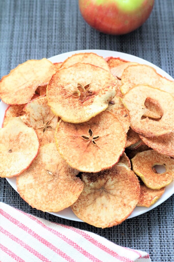 Cinnamon Brown Sugar Apple Chips
