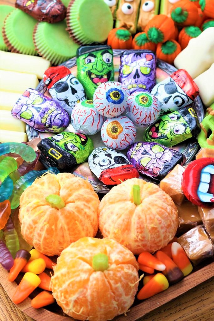 Festive Halloween Snack Board