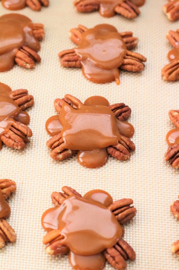 Easy Chocolate Caramel Pecan Turtles - My Recipe Treasures