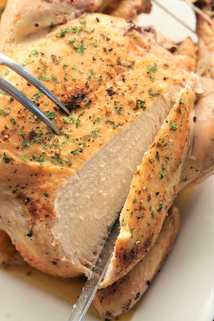 Roasted Chicken With Garlic and Herbs - My Recipe Treasures