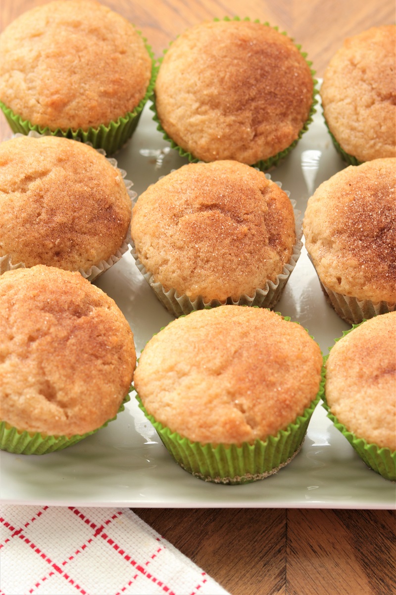 Snickerdoodle Muffins with Topping