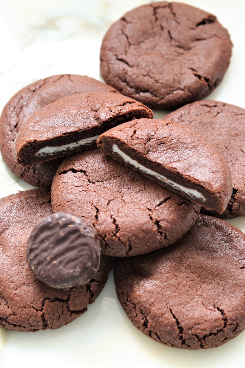 Chocolate Peppermint Patty Cookies