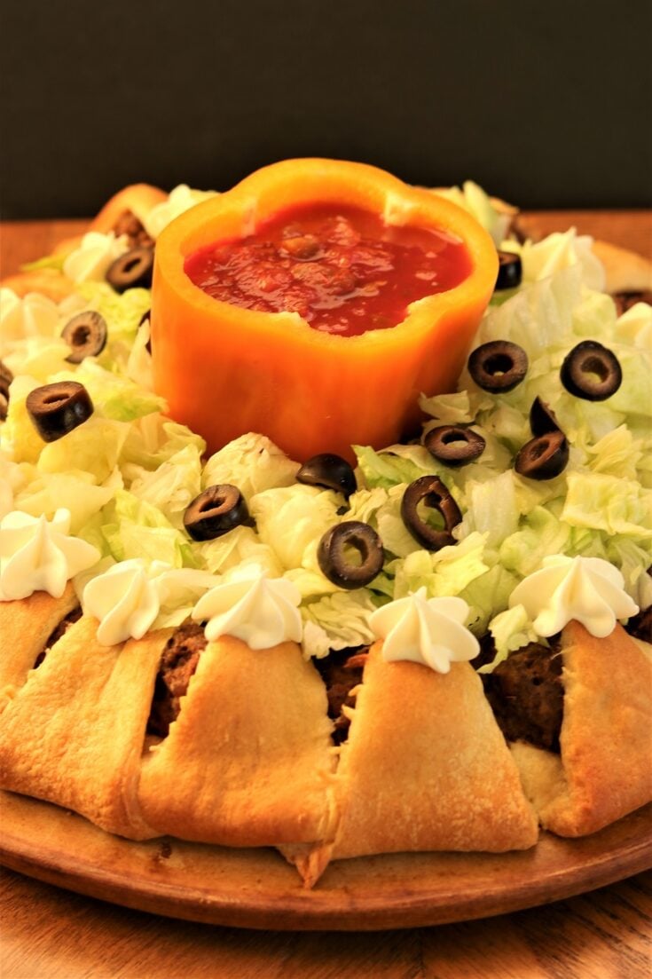 Taco Ring with Beans
