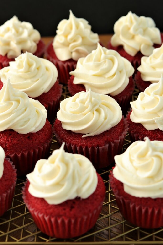 Luscious Red Velvet Cupcakes