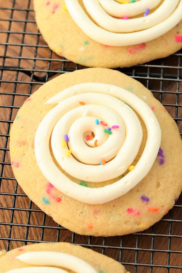 Copycat Crumbl Birthday Cake Cookies