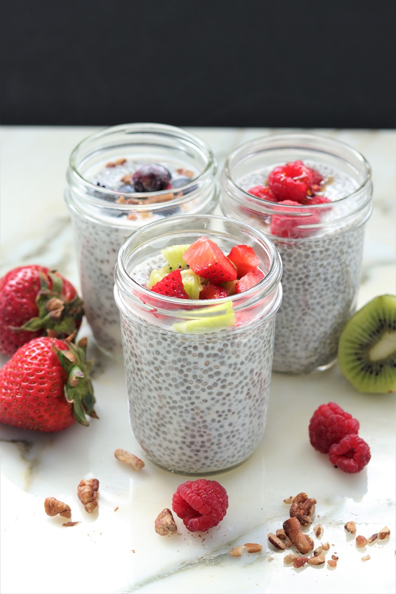 Chia Pudding with Toppings