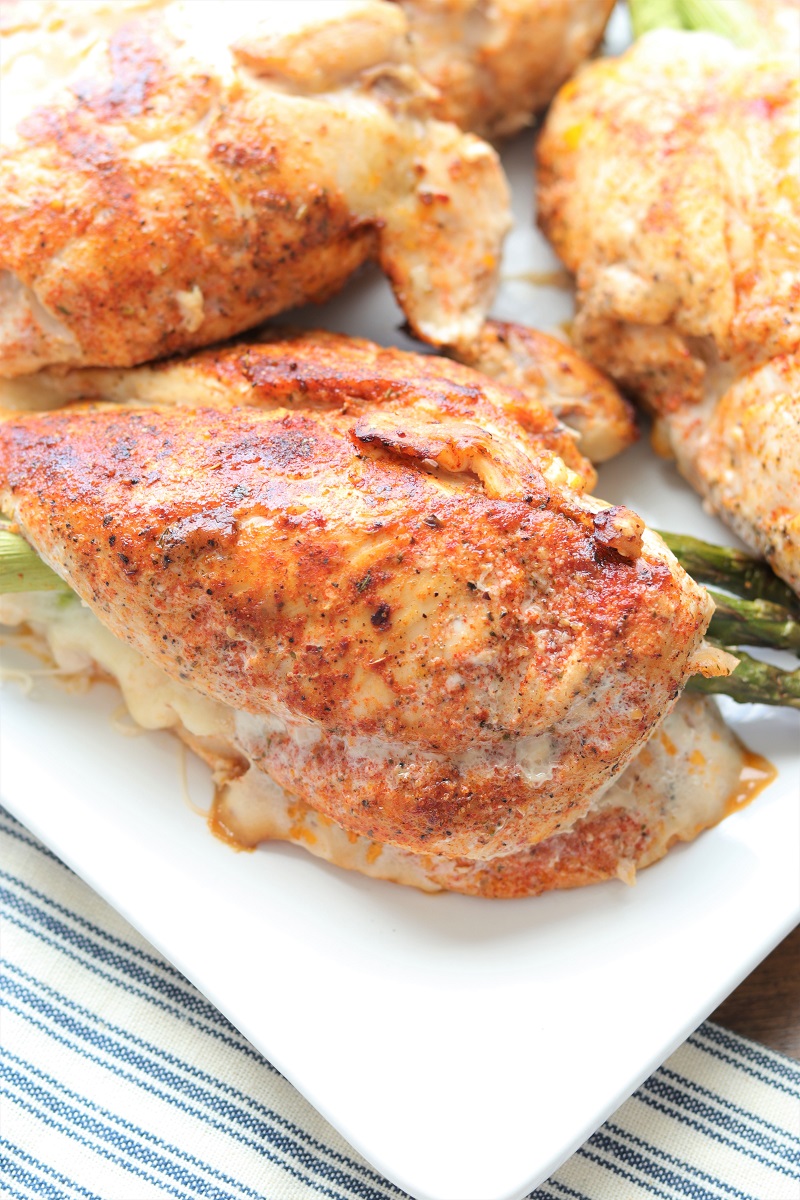 Stuffed Chicken Breasts With Asparagus