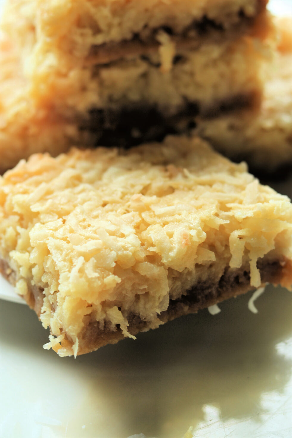 Buttery Coconut Bars - My Recipe Treasures