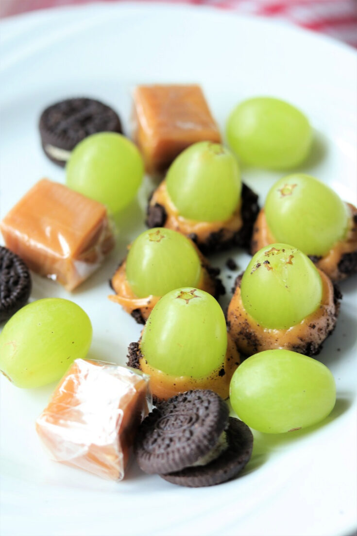Caramel Grapes with Chocolate