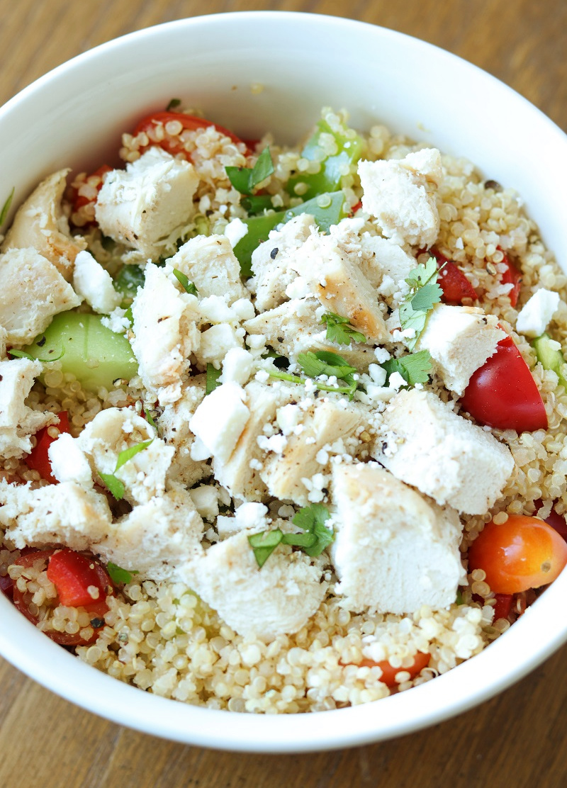 Healthy Chicken Quinoa Bowls