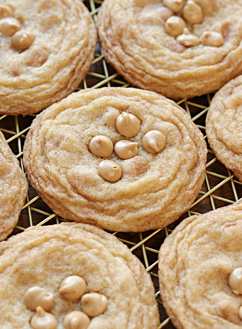 Cinnamon Chip Snickerdoodle Cookies