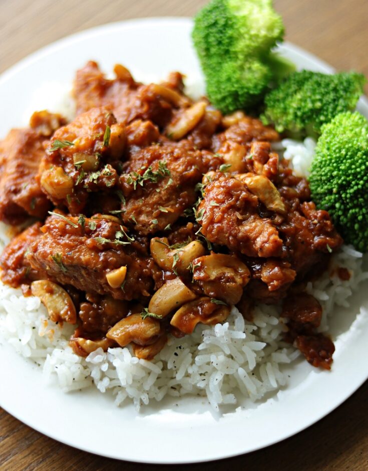 Crockpot Cashew Chicken 