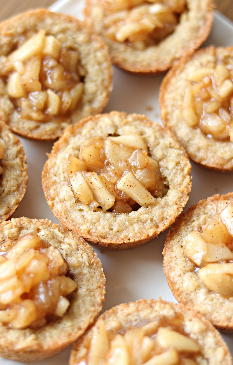 Apple Crisp Cookie Cups