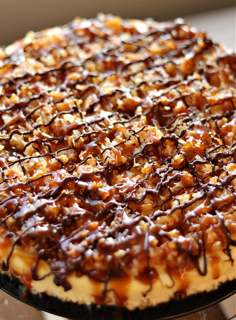 Samoa Cheesecake
