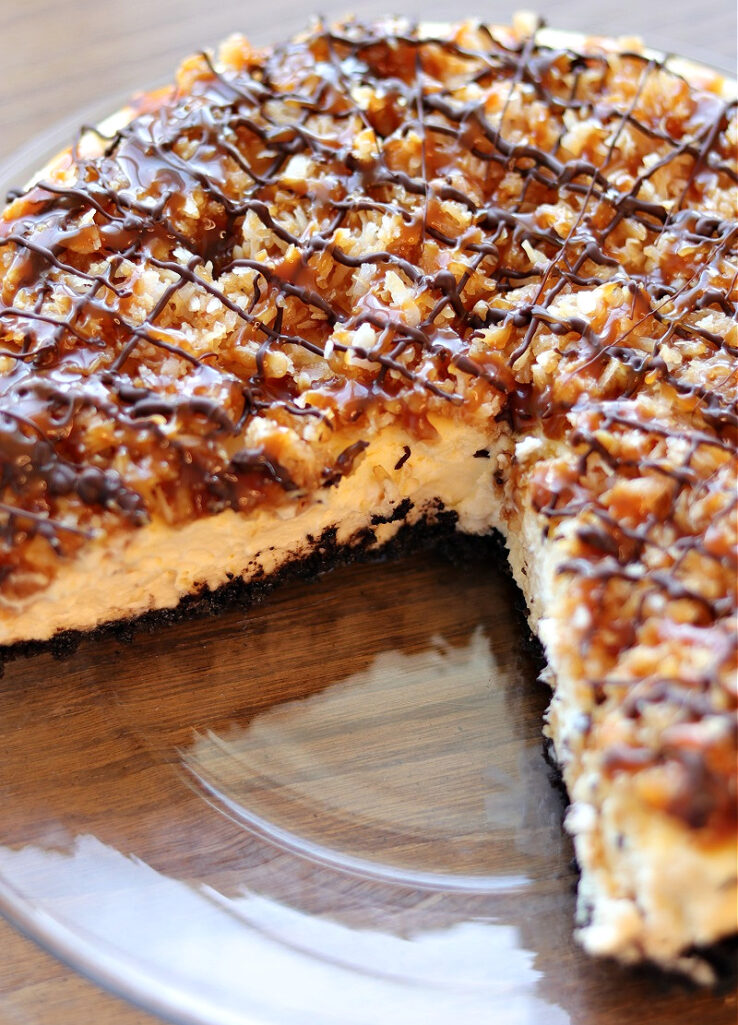 Samoa Cheesecake