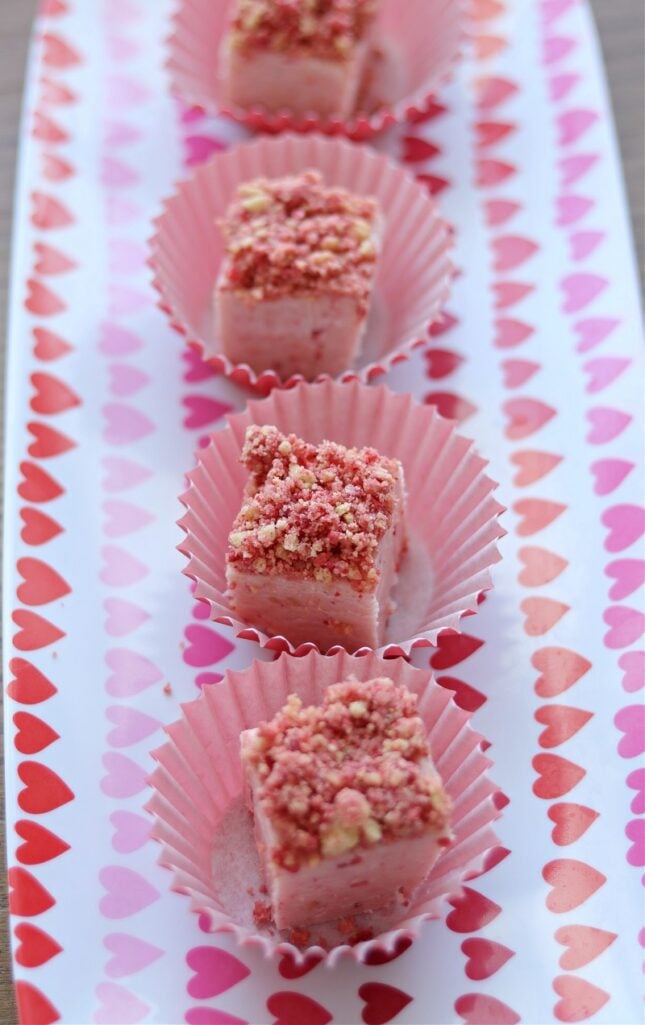 Strawberry Shortcake Fudge Strawberry Shortcake Fudge
