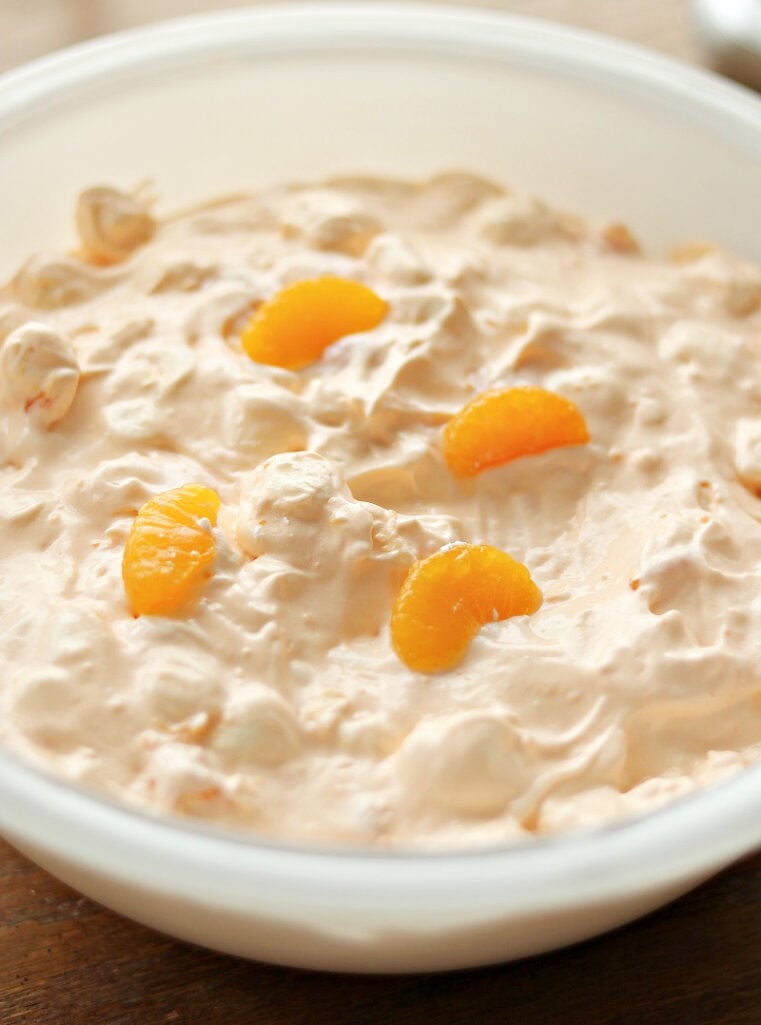 Easy Orange Creamsicle Salad