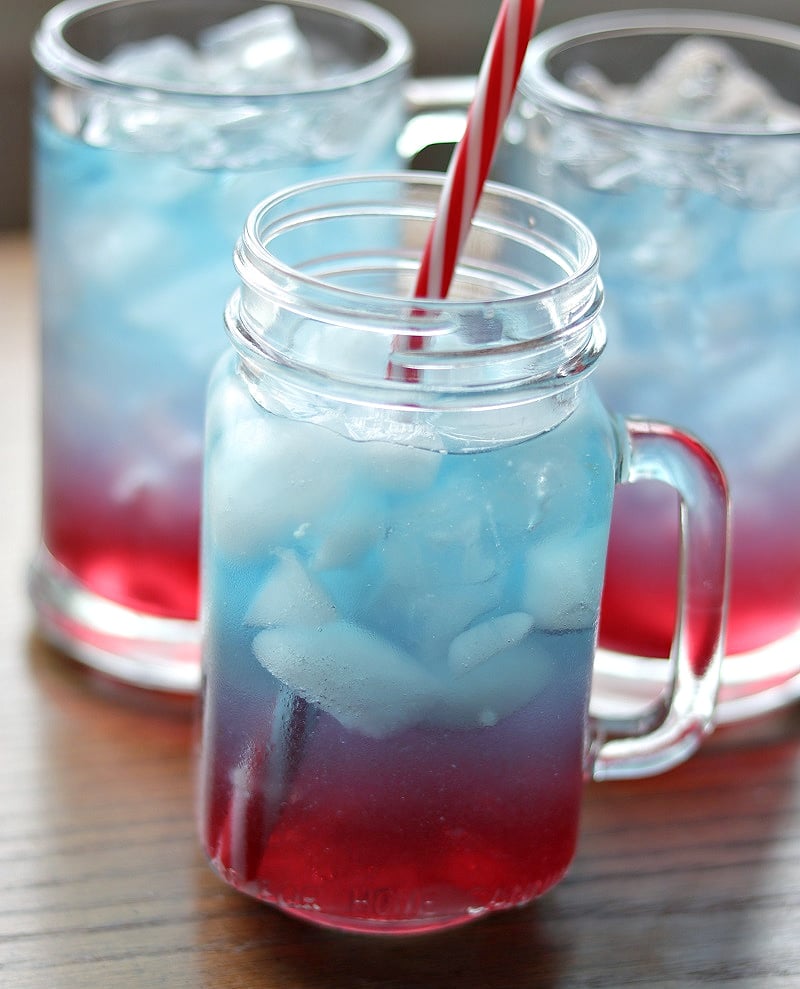 Patriotic Punch Mocktail