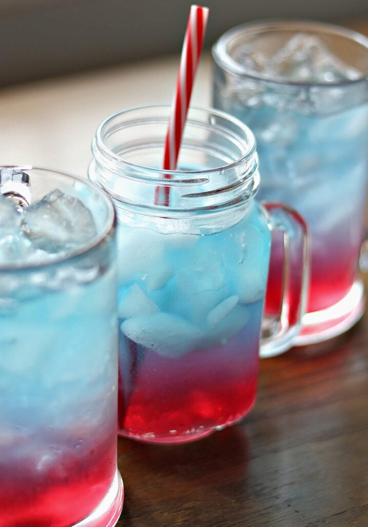 Patriotic Punch Mocktail