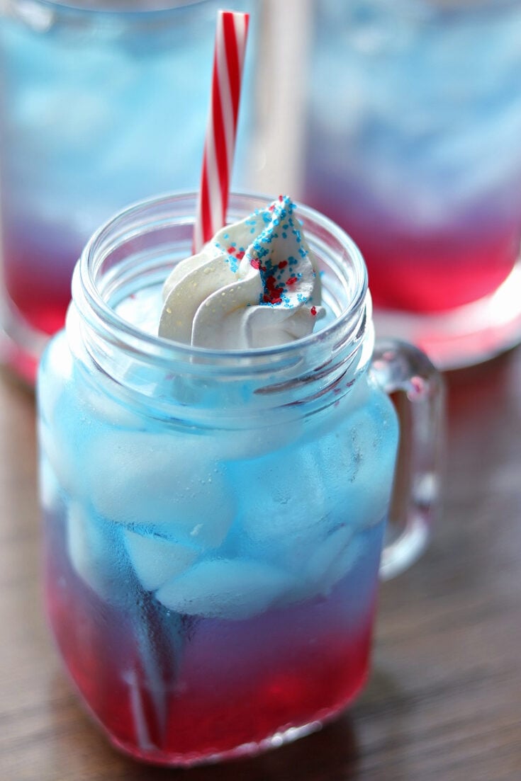 Patriotic Punch Mocktail