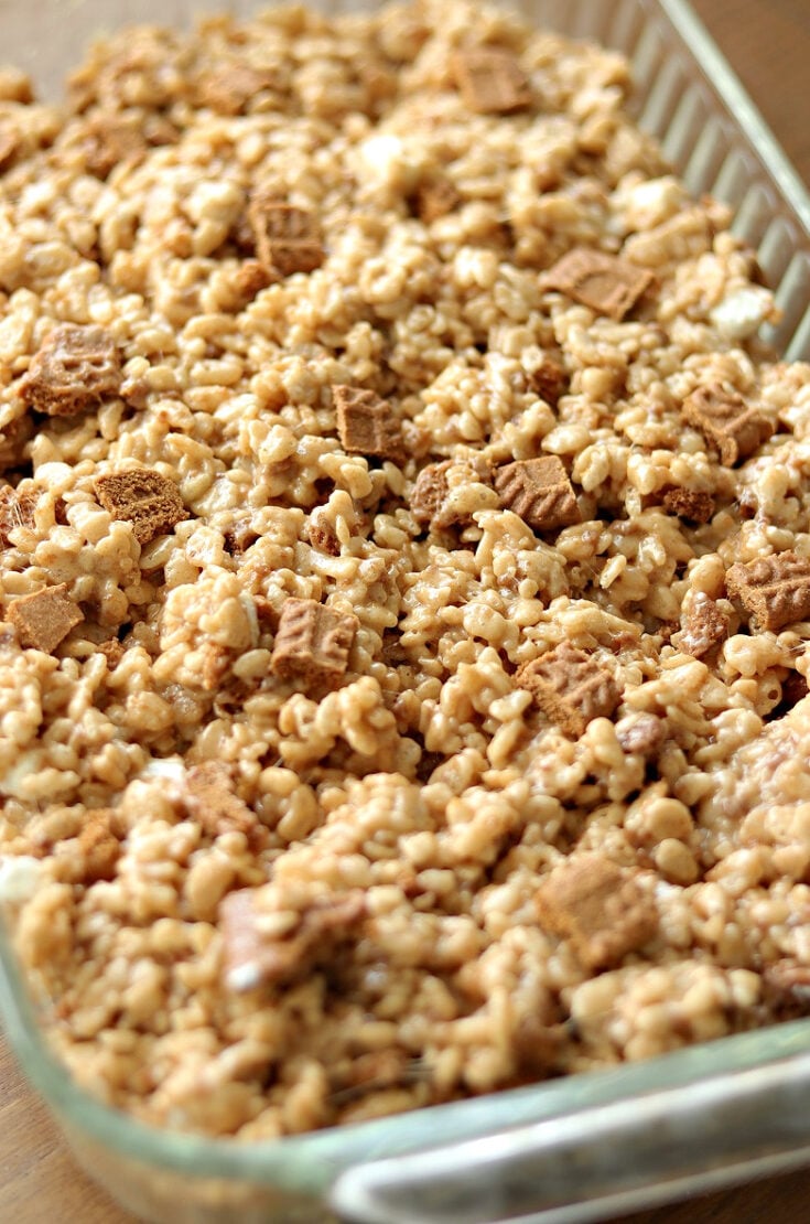 Biscoff Rice Krispy Treats