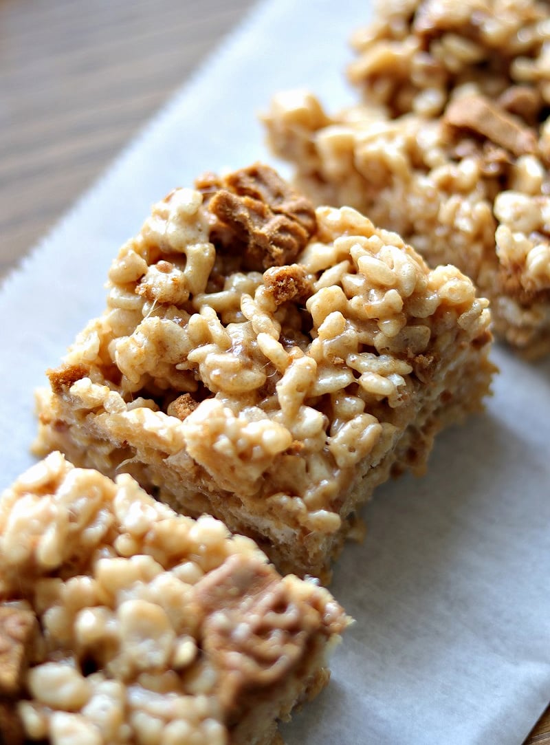 Biscoff Rice Krispy Treats