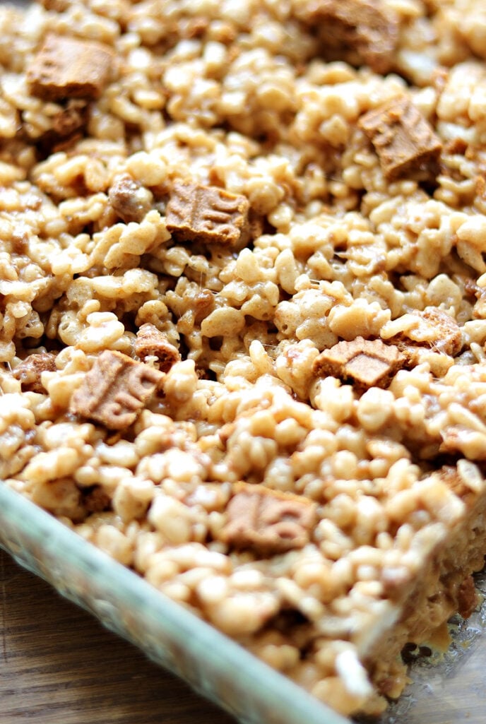 Biscoff Rice Krispy Treats